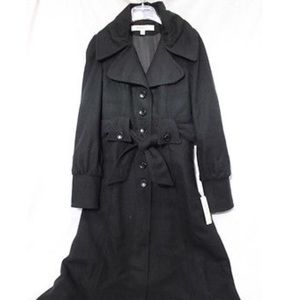 Laundry Design Blackbelted Woolblend Trench 4-b78